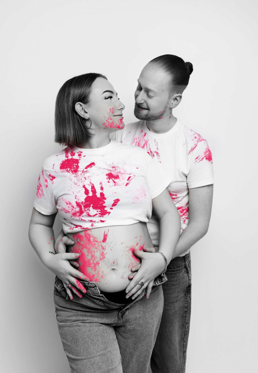 Séance photo gender reveal à Gembloux, proche de Charleroi, Namur et du Brabant Wallon